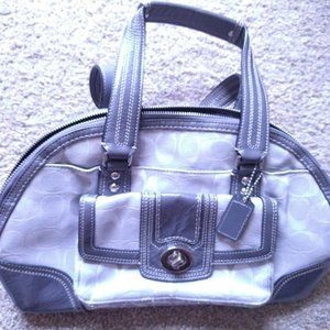 Coach Hampton Grey Satchel